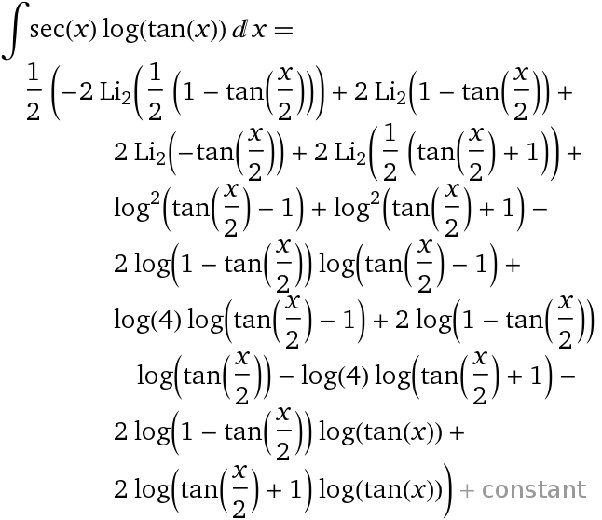 What Is The Integration Of Sec X Log Tan X Quora