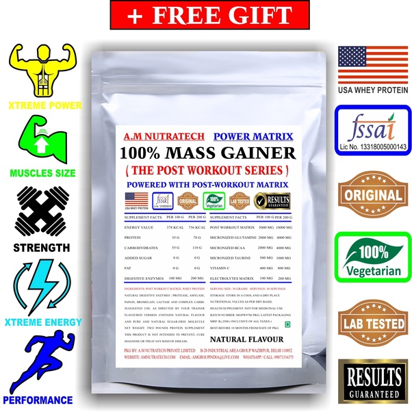 Can we take a mass gainer before a workout? Quora