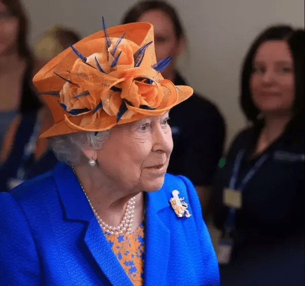 What does Queen Elizabeth do with the multitude of outfits she