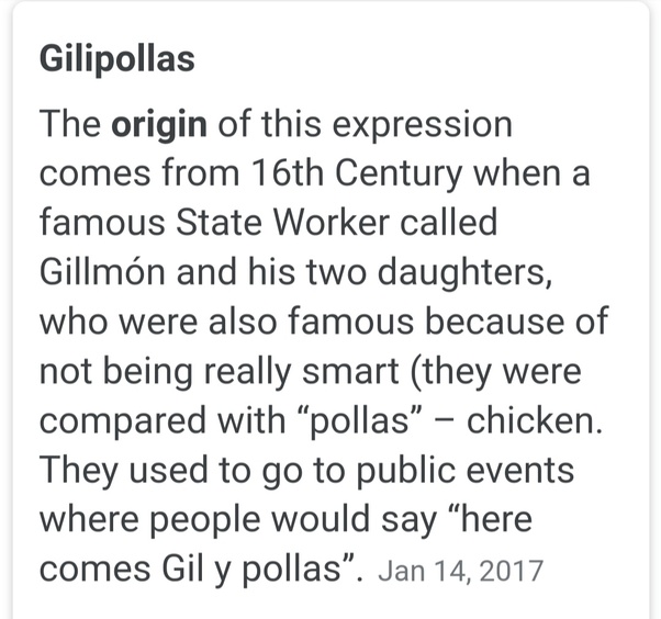What is the origin of the word 'gilipollas' in Spanish? Quora
