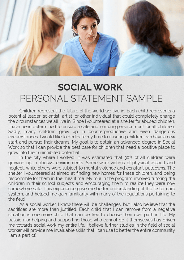 How to write a statement of purpose to study for a master's in social