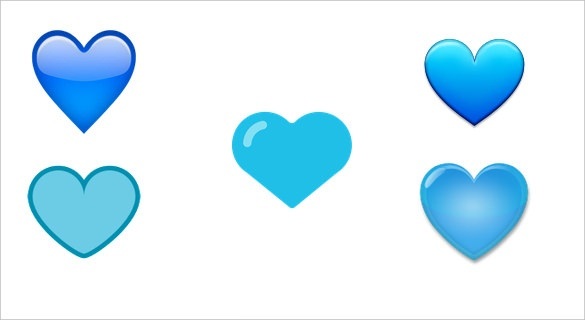 What does the blue heart emoji mean? Quora