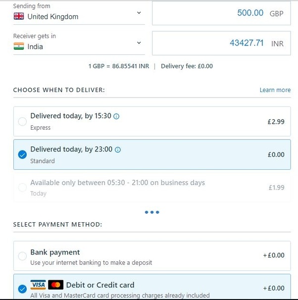 What is the cheapest way to send money from the UK to india? Quora