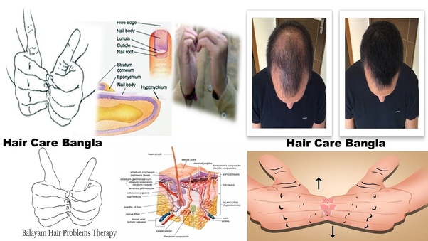 Is the nail rubbing exercise effective enough to stop hair loss and