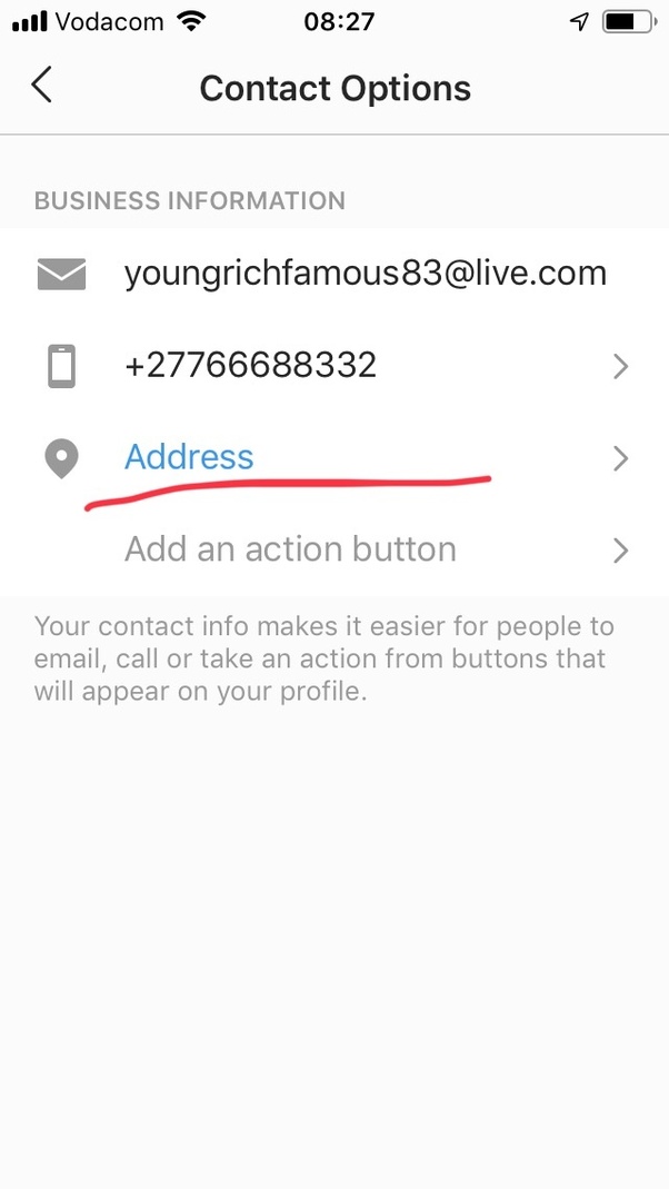 How to change my address on Instagram Business Quora
