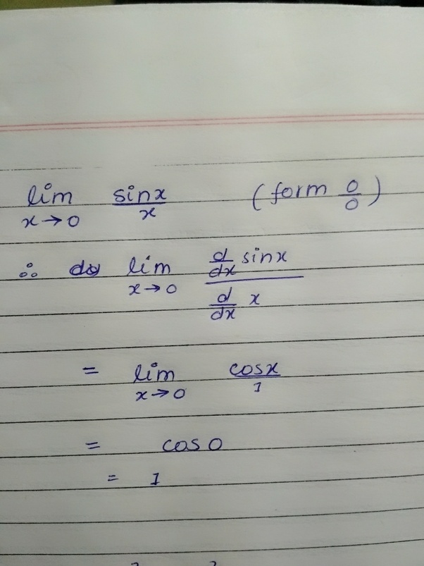 What is L'Hopital's Rule? Quora