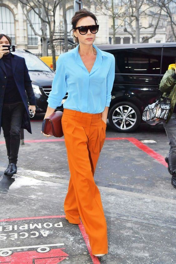 What color shirt goes with orange pants? Quora