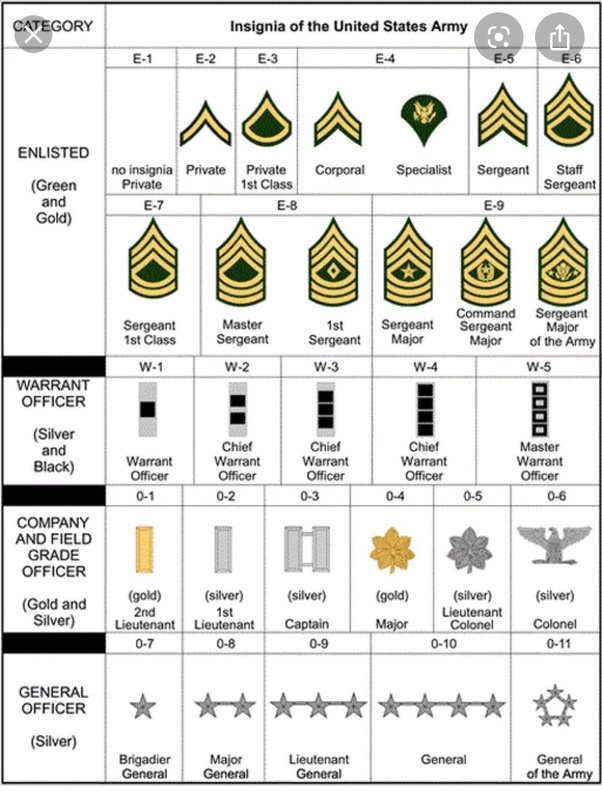 United States Army Ranks In Order Military-Ranks.org