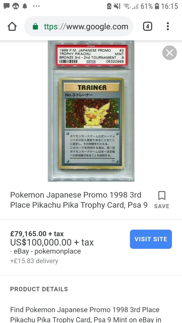 What is the most valuable Pokemon card? Quora