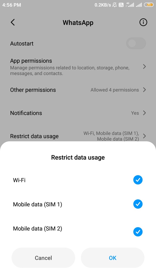 Is there any way to stop receiving a message on WhatsApp while I am
