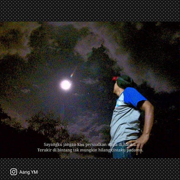 Gambar Bulan Dan Bintang Di Malam Hari