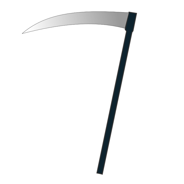 Why is scythe a popular weapon of choice in anime and