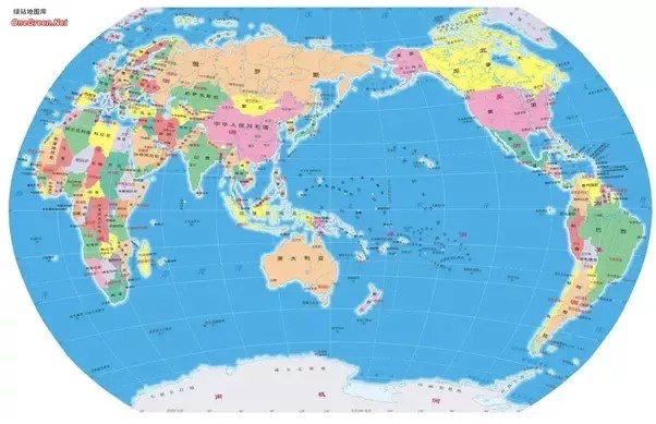 Asia Centric World Map Is The World Map Different In America And Asia? - Quora