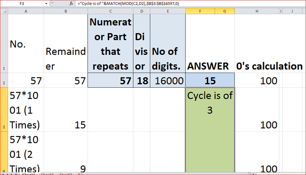 What is the remainder when N is divided by 18.. N=575757575757&hellip; 5757