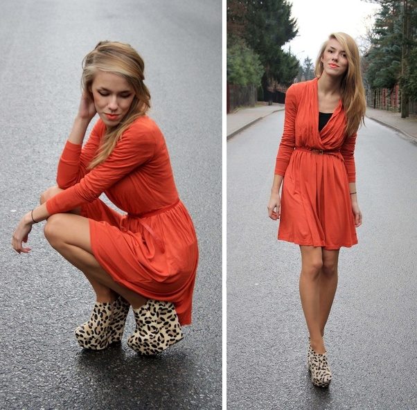 What color shoes do I wear with an orange dress? Quora