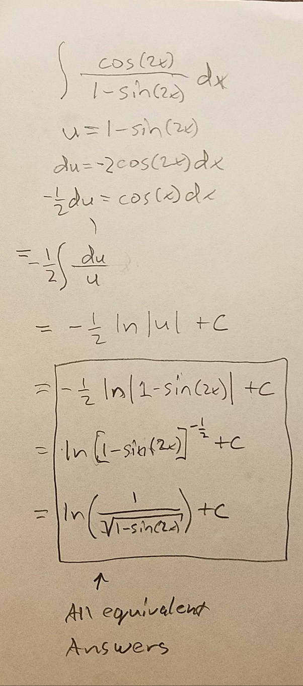 What Will Be The Integration Of 1 Tanx 1 Tanx Quora