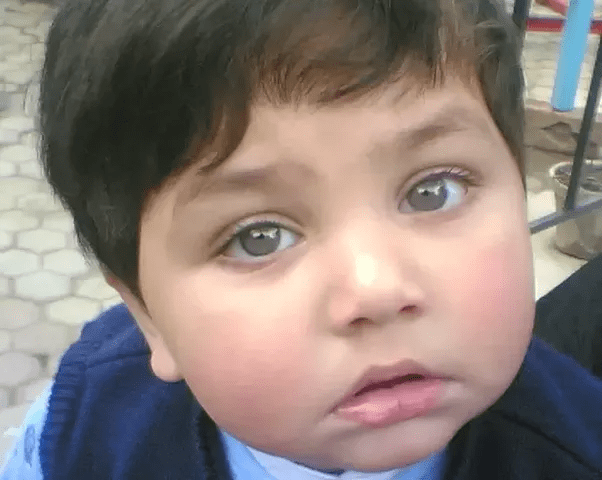 Where in the subcontinent can we find people with colored eyes more