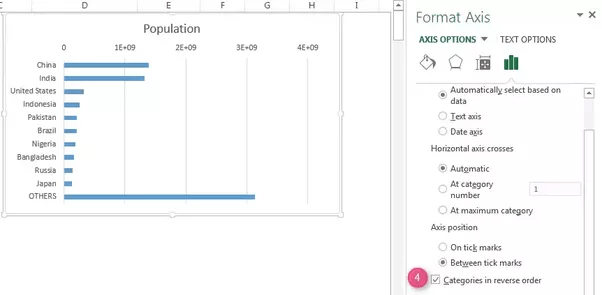 How to create a top 10 list with the Others chart on Excel