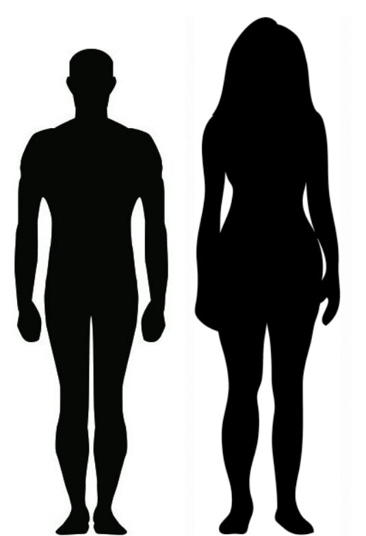 What does a 5�1� person with a 5�5� person look like side