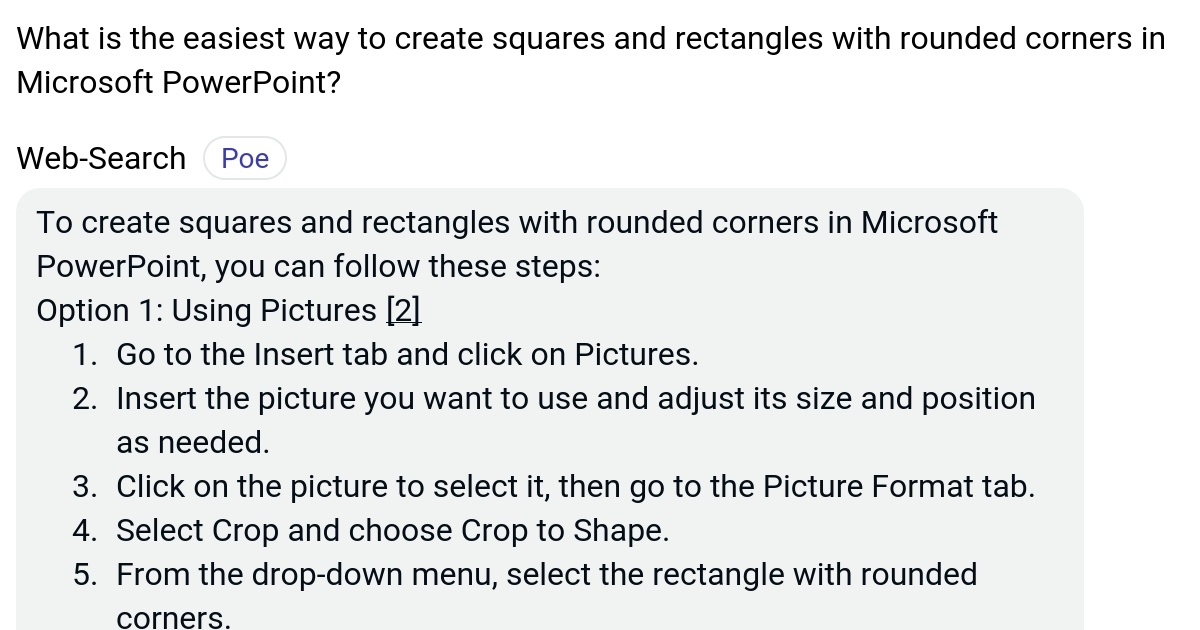 What is the easiest way to create squares and rectangles with rounded