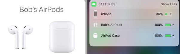 At the moment, once of my cases shows 94%. How To Know When Your Apple Airpods Are Charged Quora