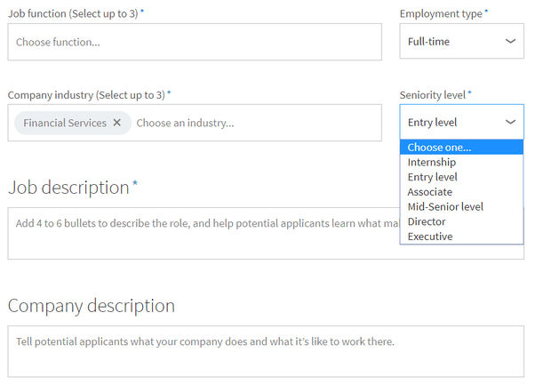 What does associate level mean on a LinkedIn job posting? Quora