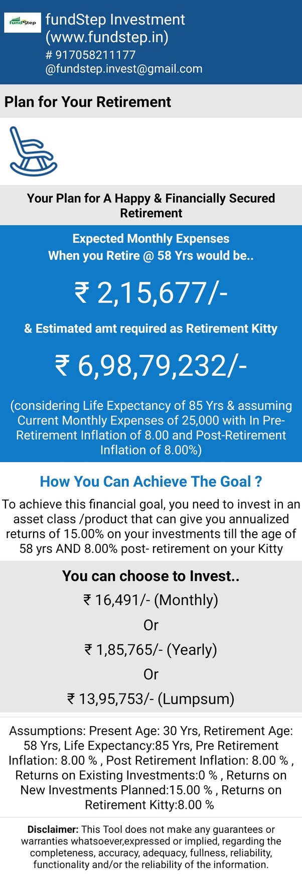 How much money should I save every month to have a sum of
