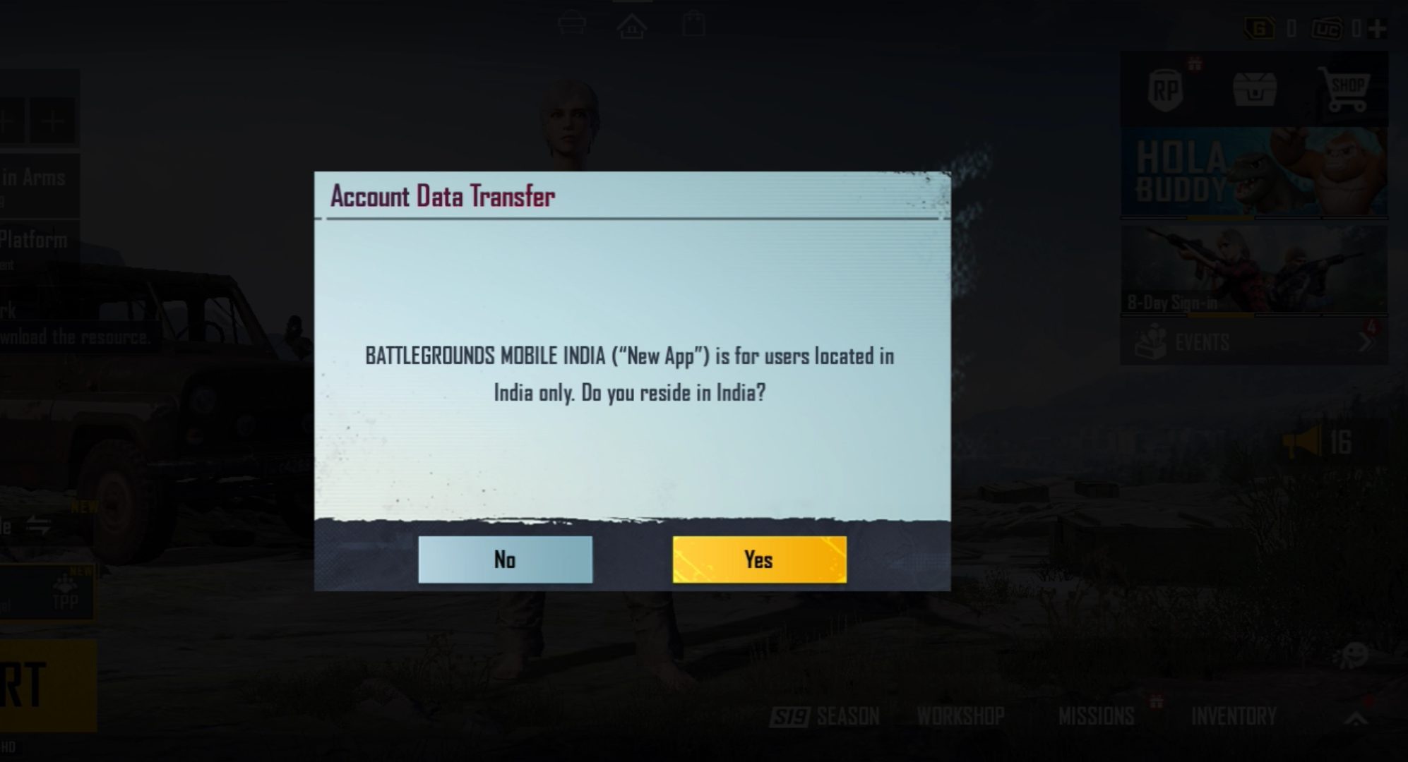 Bagaimana cara mentransfer data akun PUBG Mobile versi global ke  Battlegrounds Mobile India - Quora