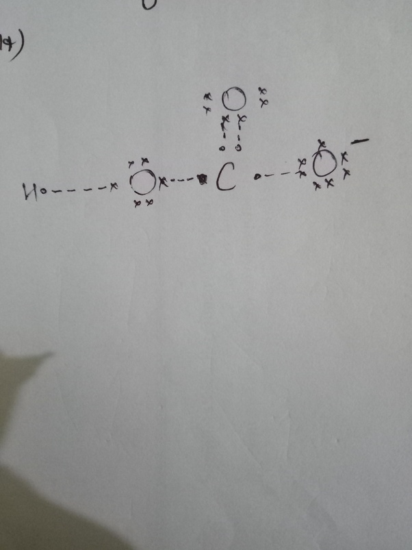 What is the Lewis structure of HCO3? Quora