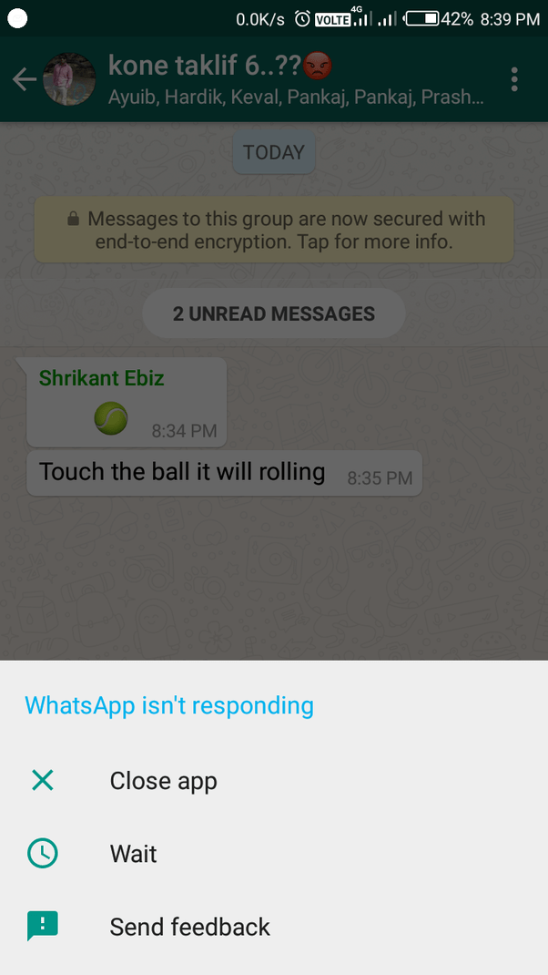 How to report bugs on Whatsapp Quora