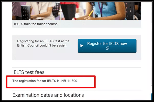 How much does an IELTS registration cost in India? Quora