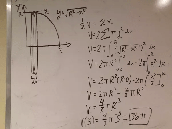 How to calculate the volume of the sphere Quora