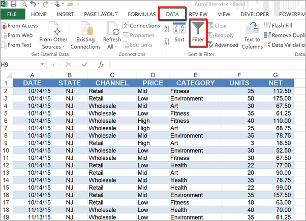 How to use the Excel filter function Quora