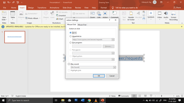 How to remove underlined hyperlinks in PowerPoint Quora