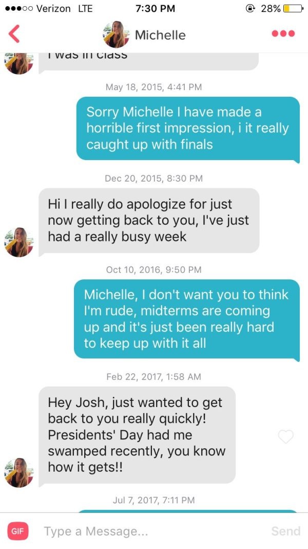 What are some of your favorite Tinder conversations you've had or