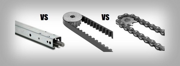 What’s the difference between a chain drive, a screw drive