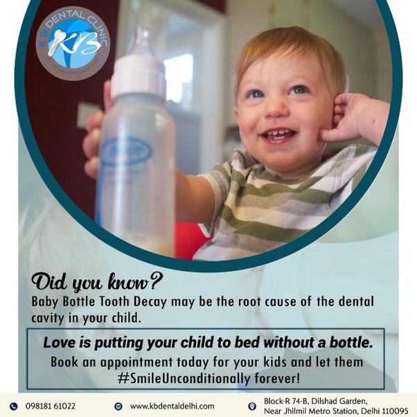 Can baby bottle tooth decay be resolved even if twice