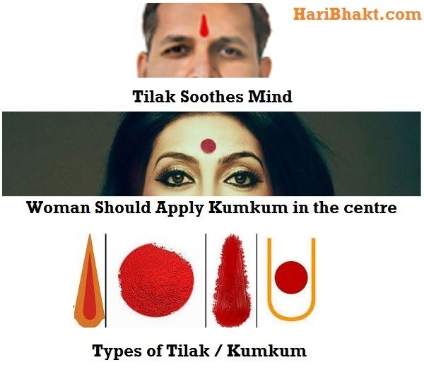 Why do the Hinduism's followers wear a Sindoor/Tilak on the forehead