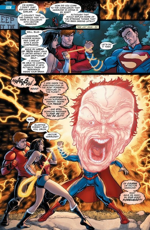 Has Superman ever been knocked out/beaten by someone with mental powers (telepathy