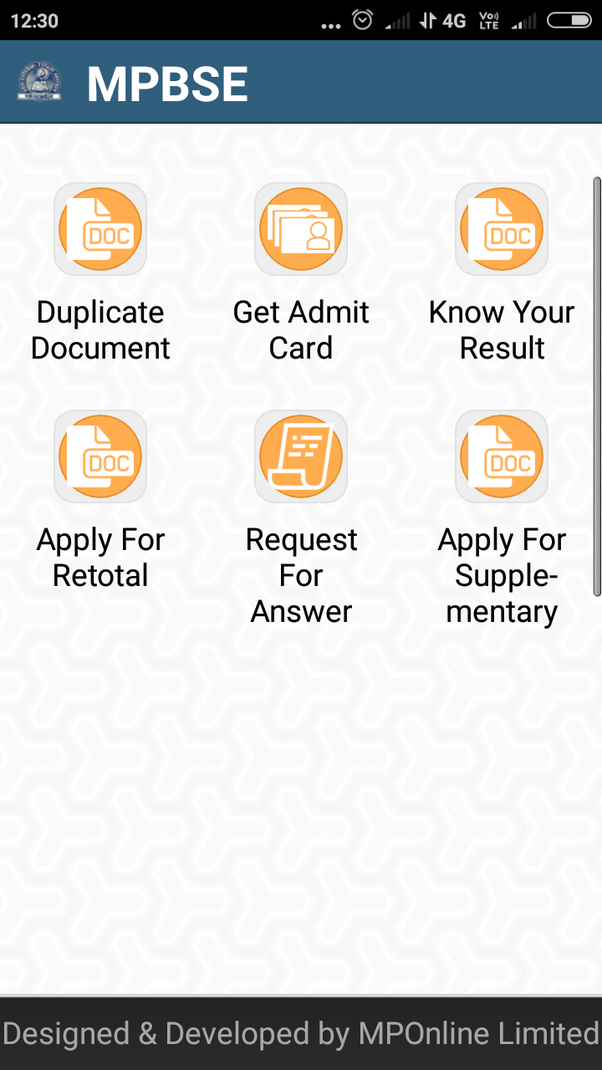 How to get a duplicate marksheet for the 10th and 12th in the MP board