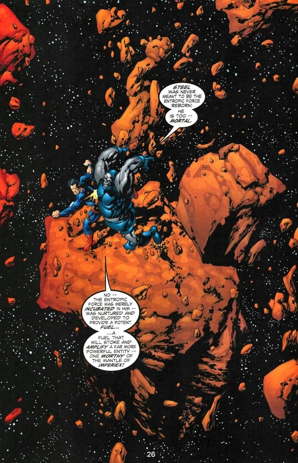 How powerful is the “true” form of Darkseid? Which DC characters could