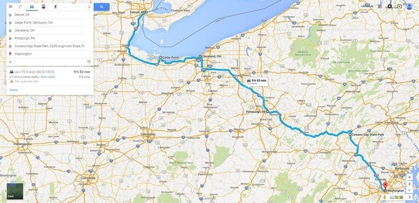 What are some interesting things to see and do on a road trip from