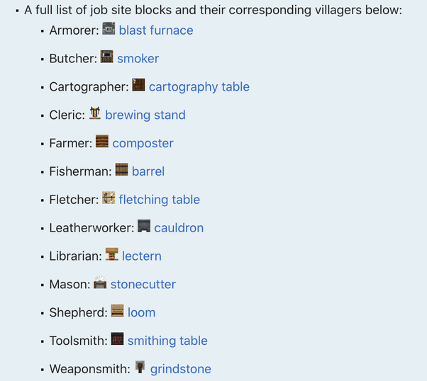 How to assign jobs to villagers in Minecraft Quora
