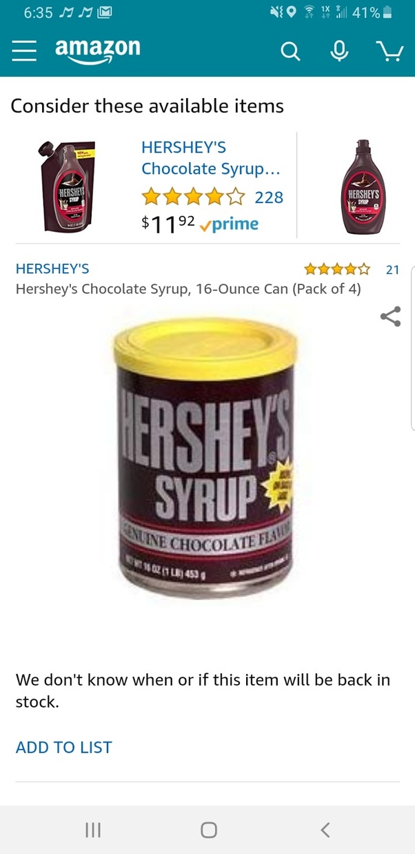 What happened to Hershey’s chocolate syrup in a can? Was the flavor