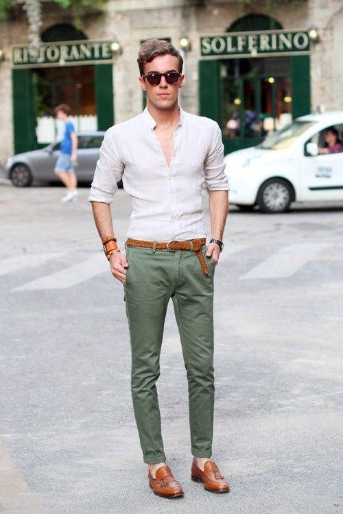 What color shirt goes best with olivecolored pants? Quora