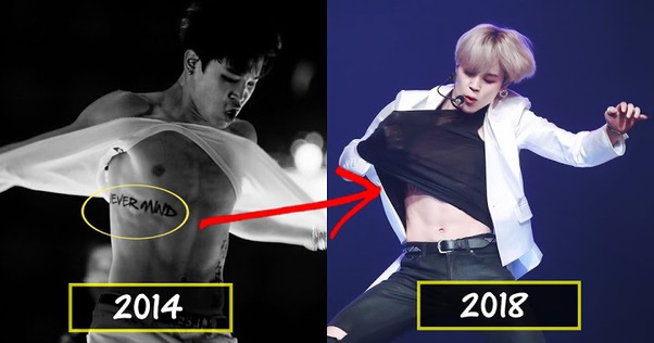 What do you think of Jimin&#039;s (BTS) &#039;Nevermind&#039; tattoo? Quora