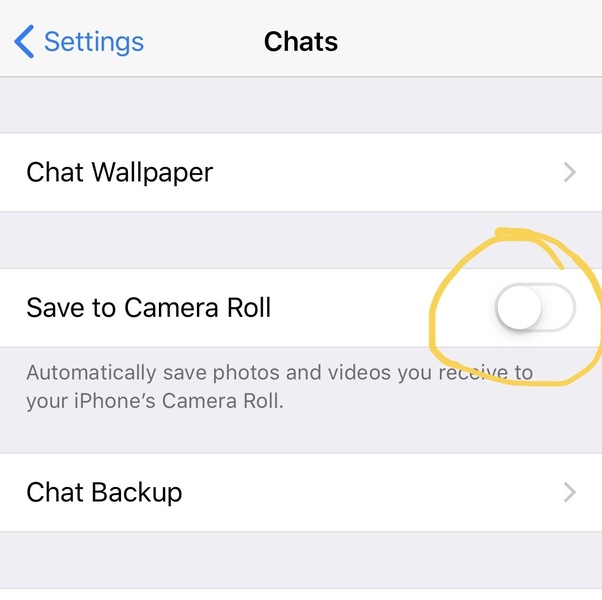 How to stop WhatsApp from saving pictures you send to the camera roll