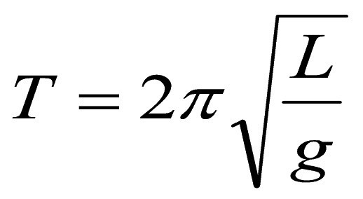 What is the time period of a simple pendulum on a freely orbiting