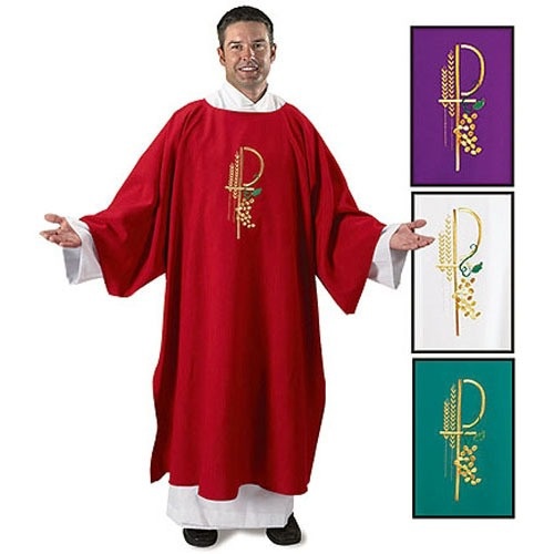 What is the name of the luxurious clothing worn by priests and clergy