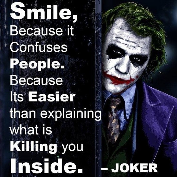 Which are the Joker's best quotes? Quora